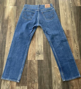 Jeans Levi's 501xx Made in USA blu vintage (501-0000) taglia W33 L31 *LEGGI - Foto 1 di 17