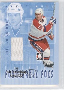 2007 ITG O Canada Formidable Foes Jersey The National Chicago 1/1 Brett Hull 0a7