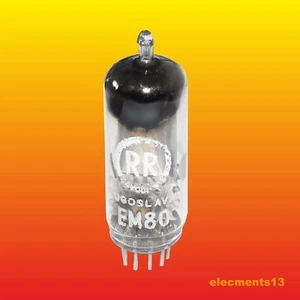 EM80 RR INDICADOR TUBO OJO MÁGICO USADO PROBADO = 6E1P 6Е1П 6BR5 - Imagen 1 de 4