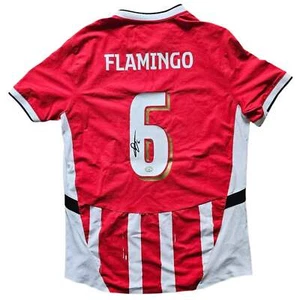 Ryan Flamingo 6 PSV Signed Football Shirt | Match-Worn Champions League - Picture 1 of 9