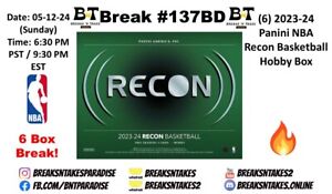 BOSTON CELTICS 2023-24 NBA Recon Basketball Hobby 6 BOX Break #137BD