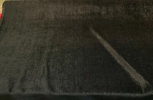 Chenille Upholstery Luxury Sephora Black Brown Fabric By The Yard - Picture 1 of 5