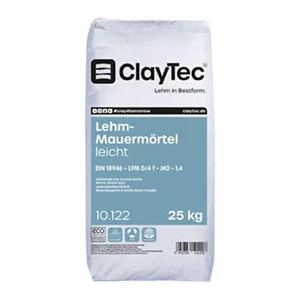 Mortero de arcilla CLAYTEC ligero 25 kg mortero mortero de yeso mortero de muro - Imagen 1 de 15