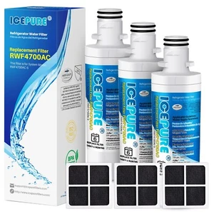 RWF4700AC Adatto per LG LT1000P MDJ64844601 ADQ74793501 LT1000PC e filtro aria CONFEZIONE DA 3 - Foto 1 di 9