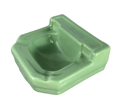Vintage Mint Green Kilgore Thick Porcelain Soap Dish Cover