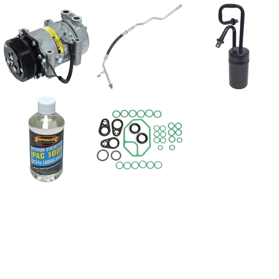 Kit de compresor de aire acondicionado UAC para Jeep TJ 1997-1998 Foto 1 de 1