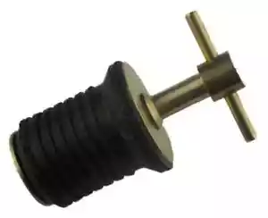 25MM 1" TWIST SCREW HANDLE EXPANDING AJUSTABLE BRASS RUBBER BOAT DRAIN PLUG BUNG - Picture 1 of 1