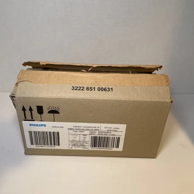 Box of 20 - NEW PHILIPS Halogen MRC16 30W 12V GU5.3 5000 Hrs. IR Bulb Light - Image 1 of 4