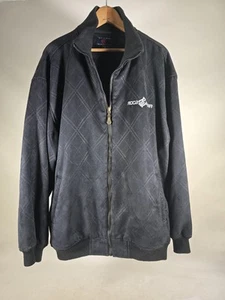 ROC.-A. WEAR BLACK JACKET, SUEDE FEEL, POLYESTER  XL - Picture 1 of 8