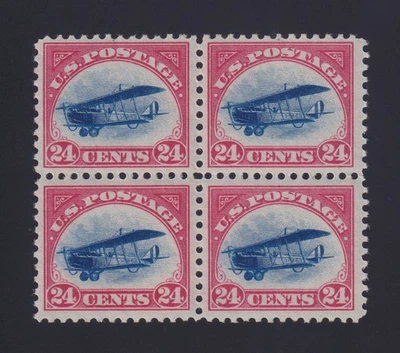 US Airmail Stamp Scott #C3 24c Jenny MNH Block of 4 **VF/XF Centering** Beauty! - Image 1 of 2