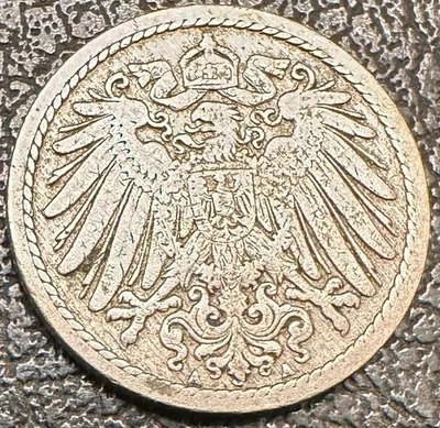 GERMANY 1890 - A 5 PFENNIG GERMAN EMPIRE COIN RL3104 - Image 1 of 2