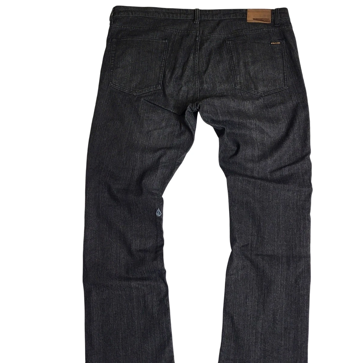 Volcom Herren Vorta Slim Fit Jeans – Stretch-Denim, Wasserbewusst, Bequem & Strapazierfähig