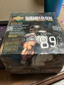 1995 GRIDIRON FANTASY FOOTBALL UPPER DECK *10 STARTER DECK SEALED DISPLAY BOX* - Picture 1 of 5