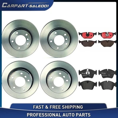 Juego de pastillas de freno de disco delanteras traseras rotor de freno de disco para BMW 323Ci 2000-2000 Foto 1 de 4