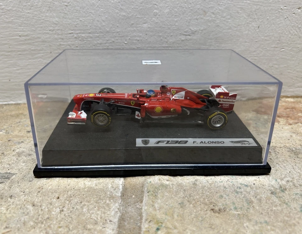 FERRARI F138 2013 FERNANDO ALONSO HOT WHEELS- 1/43 - Immagine 1 di 4