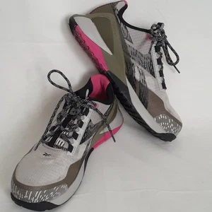 Puntera Reebok Work Nano X1 Adventure Work EH Comp para mujer 7,5 plata verde rosa - Imagen 1 de 12