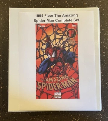 1994 MARVEL FLEER AMAZING SPIDER-MAN 150 COMPLETE SET & Suspended Animation - Image 1 of 4