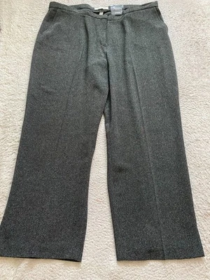 Pantalones rectos Avenue Soft para mujer calce relajado carbón talla 22/24 (44 x 30) Foto 1 de 4