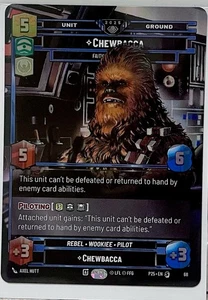 Star Wars Unlimited  Chewbacca Card  Galactic Championship 2025 Exclusive - Picture 1 of 1