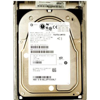 Dell (RW548) 73GB SAS-1 (LFF) 3Gb/s 15K (0RW548) in 9G Hot-Swap Caddy - Image 1 of 2