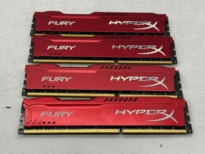 Kingston HyperX Fury 32GB (4x8GB) DDR3 RAM  Desktop Memory - Picture 1 of 6