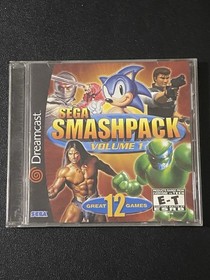 Sega Smash Pack: Vol. 1 Sega Dreamcast - CIB, Case/Disc/Manual/Insert