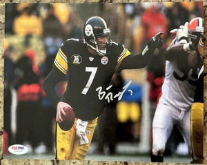 BEN ROETHLISBERGER SIGNED PITTSBURGH STEELERS 8"X10" PHOTO AUTHENTICATED PSA DNA - Picture 1 of 2
