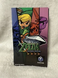NINTENDO GAMECUBE LEGEND OF ZELDA FOUR SWORDS ADVENTURES AUTHENTIC MANUAL ONLY - Picture 1 of 2