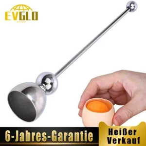 Eiersollbruchstellenverursacher Küche Eierköpfer Eieröffner Edelstahl Esszimmer - Bild 1 von 13