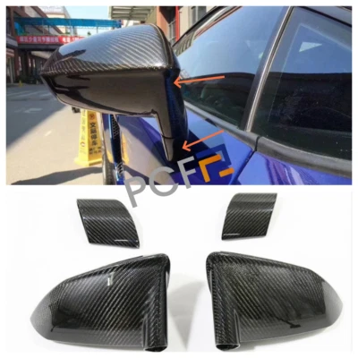 Carbon Fiber Car Side Mirror Covers For Lamborghini Gallardo LP560 LP570 Replace Foto 1 de 4
