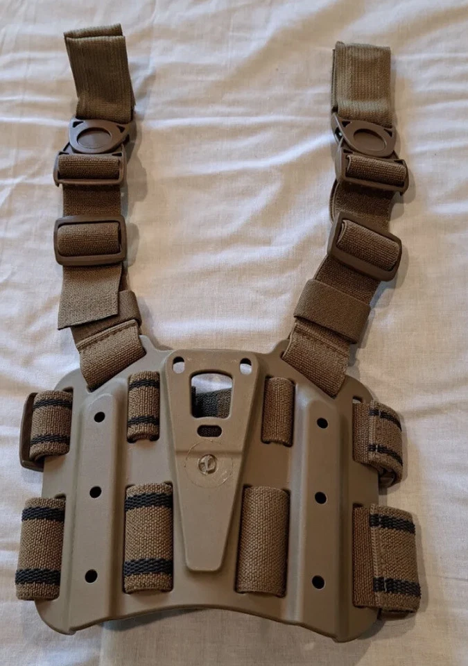 BlackHawk Serpa Tactical Drop Leg Holster Platform Coyote Tan Thigh - Image 1 of 1