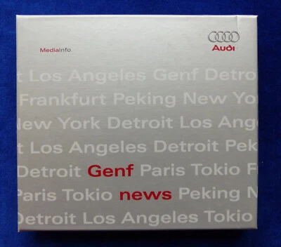 Audi Genf News 2008 - A4 Q7 V12 TTS - Pressemappe 2x CD-Rom press-kit 03.2008 - Bild 1 von 4