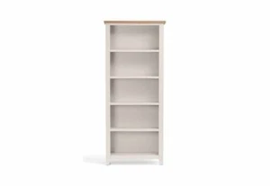 Julian Bowen Richmond Elephant Grey 5 Shelf Tall Bookcase - Picture 1 of 3
