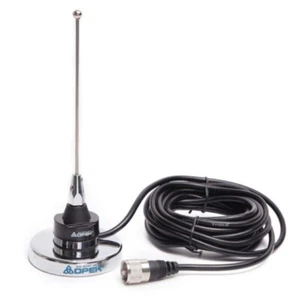NC450M mini Mobile Antenna Magnet Mount RG58 PL259 16.4ft Coaxial Cable UHF Band - Zdjęcie 1 z 11
