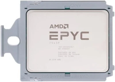 AMD EPYC 7543P CPU 32-Core 2.8GHz SP3 225W 100-000000341 UNLOCKED FULL VERSION - Image 1 of 2