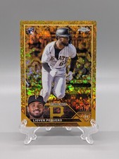 2023 TOPPS GILDED COLLECTION LIOVER PEGUERO MINI-DIAMOND GOLD ETCH RC /50 MLB