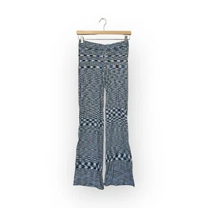 Minnie Rose for Intermix Blue Flared Pants Size Xs Extra Small - Picture 1 of 4