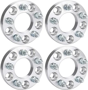 5X4.5 TO 5X4.25 Wheel Adapters AKA 5x114.3 TO 5x108 1.25" inch 32mm 12x1.5 4pc - Picture 1 of 24