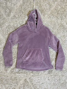 Champion Women Hoodie Sweater Long Sleeve Size XS Purple Fluffy Soft - Picture 1 of 11