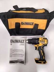 New DeWalt  DCD709 ATOMIC 20v MAX Brushless 1/2" hammer Drill/Driver+ CARRY BAG