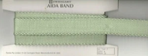 AIDA BAND - Colour: green - 3cm wide - Zweigart brand - (7003.6/90)(1840) - Picture 1 of 1