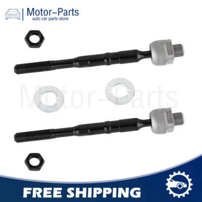 2 Front Inner Tie Rods for 2004-2013 2014 2015 Infiniti QX56 Nissan Titan Armada - Image 1 of 4