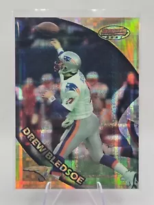 1997 Bowman's Best Drew Bledsoe Atomic Refractor Patriots - Picture 1 of 2