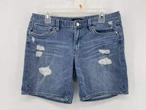 Pantaloncini jeans donna White House Black Market ragazza taglia 8 vita media blu - Foto 1 di 9