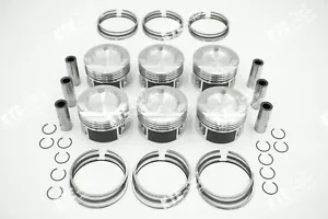 6x VR6 2.8 2.9 anillos de pistón de pistón de sobredimensionado para VW 3.0L 83.01mm ABV AES AMY AAA - Imagen 1 de 2