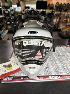 Open Box 509 Adult Delta R4 Ignite Snowmobile Helmet Gloss Storm Chaser. XL-XXL