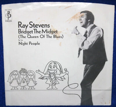 Ray Stevens "Bridget The Midget (The Queen Of The Blues)" 1970 45rpm w/Pic Slv - Image 1 of 3