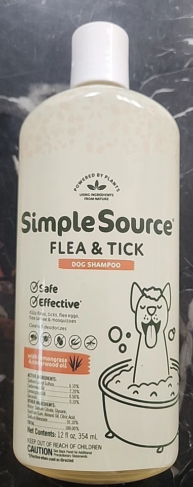 Simple Source Dog Shampoo Flea & Tick - Image 1 of 4