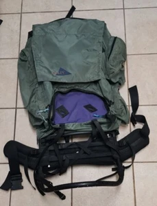 KELTY External Frame Backpack Tioga Green and Purple S/M - Picture 1 of 19
