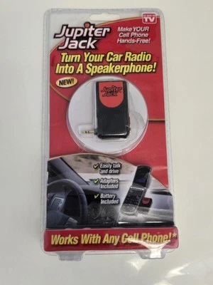 AS SE VE EN TV Jupiter Jack Haz Tu Teléfono Celular Manos Libres Adaptadores Incluidos Nuevo en Paquete Foto 1 de 3